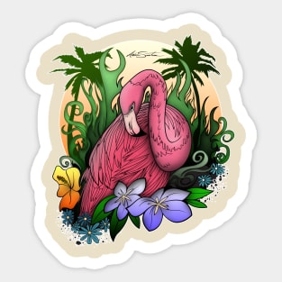 Flamingo Sticker